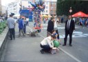 7. Lwóweckie Lato Agatowe, 1998 r., stoją obok żona Barbara i syn Aleksander