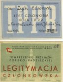 11. Ausweis der Gesellschaft für Polnisch-Sowjetische Freundschaft, Jahr 1953