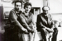 3. Józef Gielniak z żoną Grażyną i Stanisławem Witzem, 1962 r.właściciel: Muzeum Karkonoskie w Jeleniej Górze