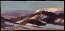 Paul Weimann, „Widok na Wielki Kocioł”, tektura, olej, 1921 r. właściciel Muzeum Karkonoskie w Jeleniej Górze