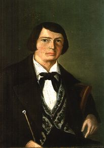 Johann Daniel Hensel, Portret. autor nieznany, olej płótno, 1. poł. XIX w., właściciel: Muzeum Karkonoskie w Jeleniej Górze