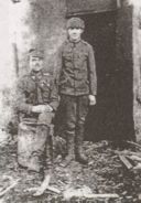 3. Antoni and Dominik Kostial, 1916. Meeting on the italian front. Fot. za: Bulzacki, K. Zawsze wierni Tobie Polsko, str. 145. Jelenia Góra 1999.