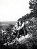 9. Borys and Maria Jarmoluk on the cliff in Wisełka in the 1970s.