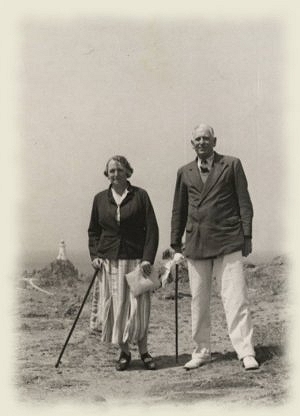 Rodzice pisarza Sybill i Artur Bidwell