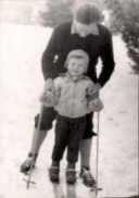 3. Włodzimierz Paszkiewicz z synem Waldemarem, Karpacz, 1958 r.