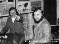 197x-34  Lata 70-te  Jawor, Teatr Miejski  Jam Session    Od lewej: Zdzisław Sokołowski, Romuald Wesołowski