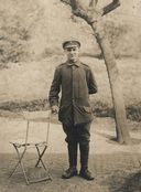 4. Edmund Cieśliński pozujący do zdjęcia w mundurze, ok. 1916-1918 r.