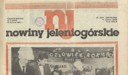 Fragment of the title page of Nowiny Jeleniogórskich, No. 4, 1991. Information on the cover, and on page 7 an article about the final of the Man of the Year '90 plebiscite.