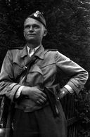 Fot. 1. Bogdan Ginter w mundurze, jako pierwszy wojskowy komendant Szklarskiej Poręby po zakończeniu II wojny światowej.