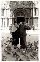Wlastimil i Ada Hofmanowie w Wenecji, 1935 r., właściciel: Muzeum Karkonoskie w Jeleniej Górze