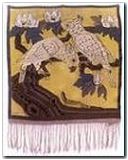 3. Tapestry Parrots, 1920. Wool, 70 x 68 cm. Owner: Central Museum of Textiles in Łódź