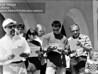 1997-29  8 czerwca 1997  Jawor, Rynek  III Półmaraton Jaworski o Puchar Burmistrza Jawora    Pierwszy z lewej: Janusz Mazurek  Z prawej: Leszek Skórczyński