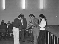 1983-08  1993  Jawor, Klub Technika  Klub sportowy Kuźnia      Spotkanie po awanie do III ligii.   W połowie lat 70 ówczesny dyrektor Zakładów Kuźienniczych Aleksander Pruszkowski przejął klub sportowy Jaworzanka, który przyjął nazwę Kużnia Od lewej Leszek Stępień  (..), Adamski, Stanisław Kołodziejczyk, Irena Pompa
