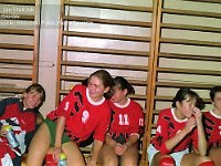 1994-01  1994 r. ?  Jawor, Plac Bankowy 1. Hala sportowa Szkoły nr 2  Olimpia Jawor      Od lewej (..), Beata Mazurek, (..), Katarzyna Mroczkowska, Katarzyna Niemczyk