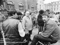 1989-116  1989   Jawor, Rynek  Zlot motocykli