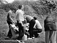 1987-08  1987 r.  Grzegorzów. Strzelnica Ligii Ochrony Kraju  Zawody strzeleckie