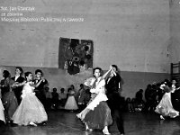 1989-14  1989 r.  Jawor, Chrobrego 26 A, Hala Sportowa  Turniej Tańca Towarzyskiego    Turniej tanca towarzyskiego dla mlodziezy.