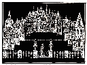Józef Gielniak, “Wysoka Łąka” Sanatorium, linocut, 1958.