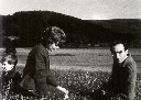 Józef Gielniak with his son Józio and his wife Grażyna, 1961.