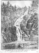 8. F. A. Tittel,  Wodospad Kamieńczyka ok. 1821, akwaforta; właściciel: Muzeum Karkonoskie w Jeleniej Górze