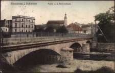 Hirschberg i. Schlesien Partie a. d. Boberbrücke [Dokument ikonograficzny]