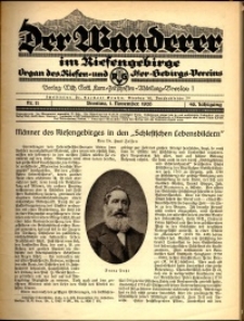 Der Wanderer im Riesengebirge, 1926, nr 11
