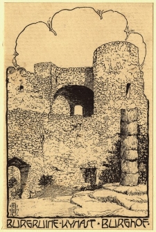 Burgruine Kynast. Burghof [Dokument ikonograficzny]