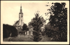 Ursulinen-Kloster Liebenthal Bez. Liegnitz. Gartenpartie [Dokument ikonograficzny]