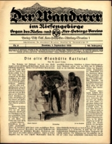 Der Wanderer im Riesengebirge, 1928, nr 9