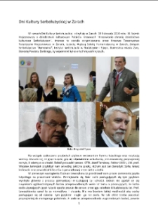 Dni Kultury Serbołużyckiej w Żarach [Dokument elektroniczny]