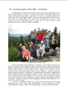 25. Wycieczka Rajdu na Raty 2010 - na Patelnię [Dokument elektroniczny]
