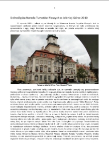 Dolnośląska Narada Turystów Pieszych w Jeleniej Górze 2010 [Dokument elektroniczny]