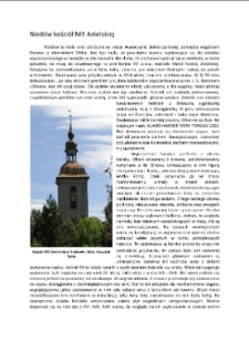 Nied&oacute;w kości&oacute;ł Matki Boskiej Anielskiej [Dokument elektroniczny]