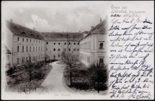 Gruss aus Liebenthal, Bez. Liegnitz. Das Kloster [Dokument ikonograficzny]