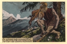 Es grüsset viele tausend Mal Der Herr der Berge Rübezahl. [Dokument ikonograficzny]