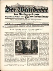 Der Wanderer im Riesengebirge, 1929, nr 10