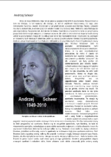 Andrzej Scheer [Dokument elektroniczny]