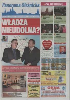 Panorama Oleśnicka: tygodnik Ziemi Oleśnickiej, 2002, nr 3 (668)