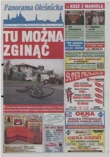 Panorama Oleśnicka: tygodnik Ziemi Oleśnickiej, 2002, nr 33 (698)