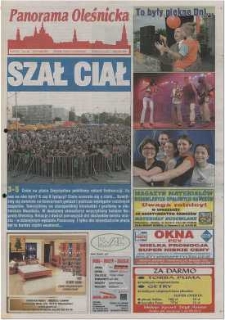 Panorama Oleśnicka: tygodnik Ziemi Oleśnickiej, 2002, nr 40 (705)