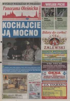 Panorama Oleśnicka: tygodnik Ziemi Oleśnickiej, 2002, nr 46 (711)