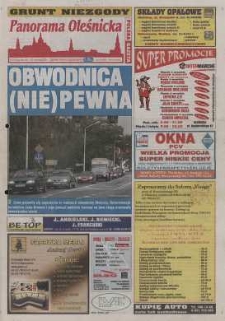 Panorama Oleśnicka: tygodnik Ziemi Oleśnickiej, 2002, nr 70 (735)