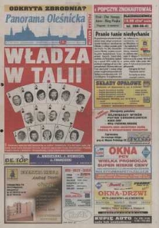 Panorama Oleśnicka: tygodnik Ziemi Oleśnickiej, 2002, nr 73 (738)