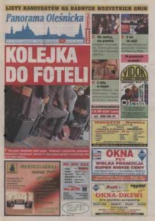 Panorama Oleśnicka: tygodnik Ziemi Oleśnickiej, 2002, nr 79 (744)