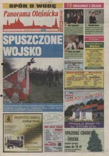 Panorama Oleśnicka: tygodnik Ziemi Oleśnickiej, 2002, nr 98 (763)