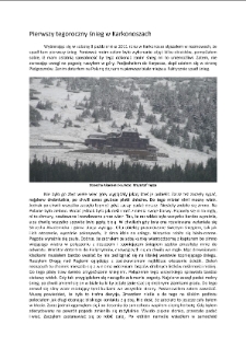 Pierwszy tegoroczny śnieg w Karkonoszach [Dokument elektroniczny]