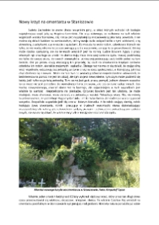 Nowy krzyż na cmentarzu w Staniszowie [Dokument elektroniczny]