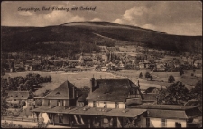 Isergebirge, Bad Flinsberg mit Bahnhof [Dokument ikonograficzny]