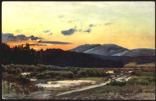 Isergebirge von Prof. Morgenstern. Hochmoor bei Gross-Iser m. d. Tafelfichte. [Dokument ikonograficzny]