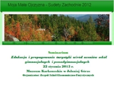 Moja Mała Ojczyzna - Sudety Zachodnie [Dokument elektroniczny]